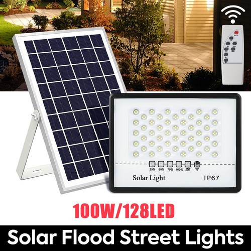 100w outdoor solar flood light - 100w,