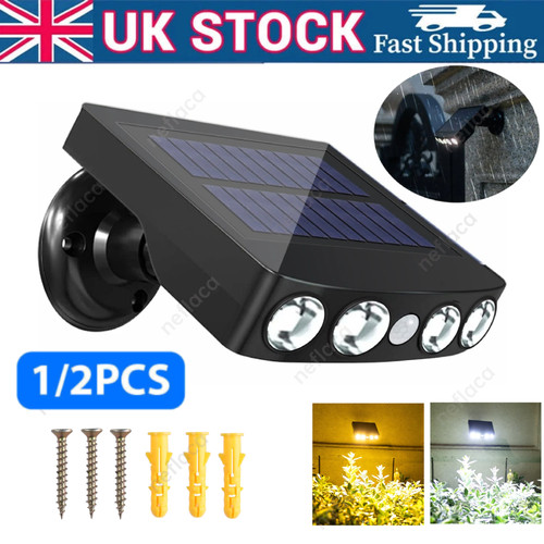 Solar powered wall light - powered,