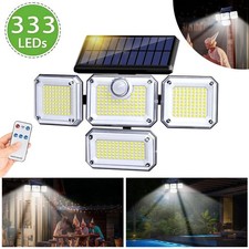 333 LED Solar Motion Sensor