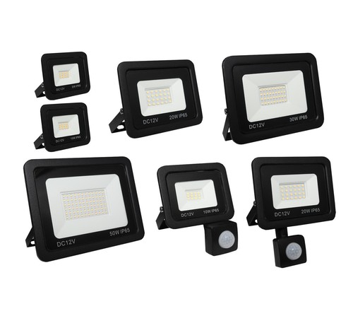 Led floodlight pir 12v dc - pir,