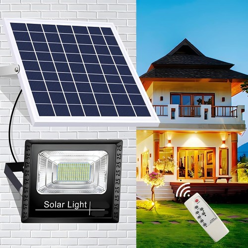 Led solar flood light - led, dusk