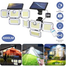 333 LED Solar Motion Sensor